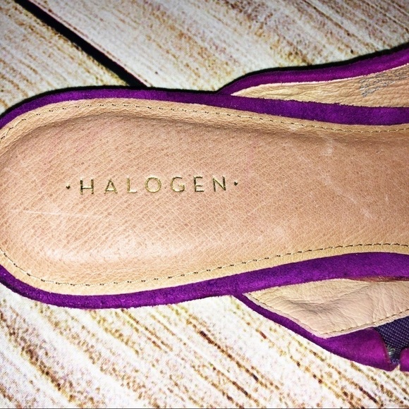 HALOGEN Eva Jeweled Point Toe Mules Size 7M - Picture 6 of 12